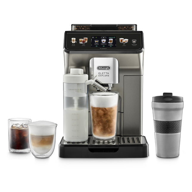 Expresso Broyeur DELONGHI Eletta Explore ECAM450.86.T Titanium