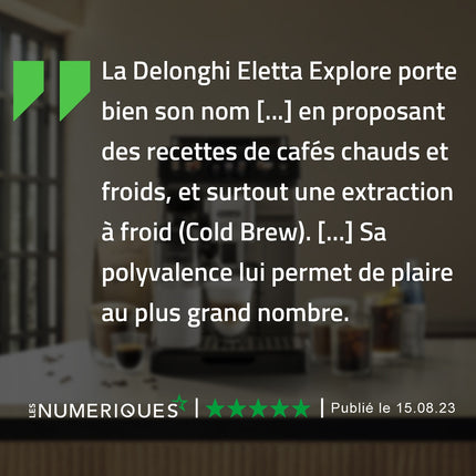 Expresso Broyeur DELONGHI Eletta Explore ECAM450.86.T Titanium