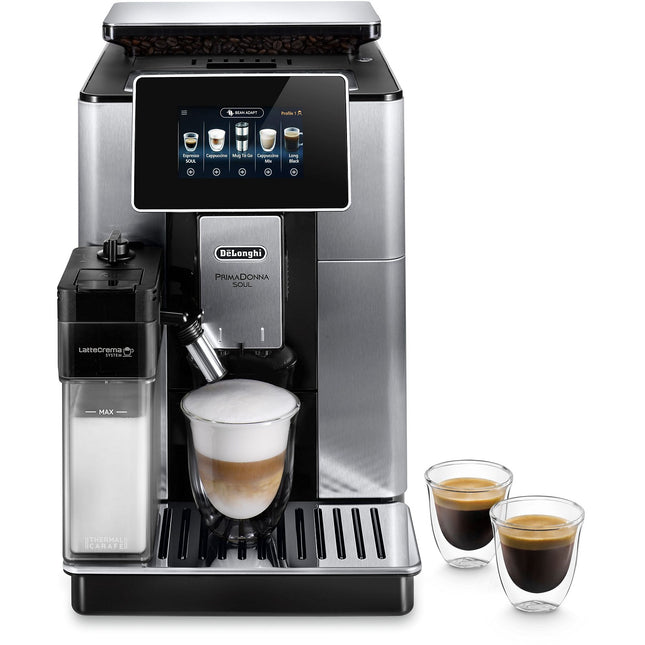 Expresso Broyeur DELONGHI Primadonna Soul ECAM610.74.MB noir Reconditionné