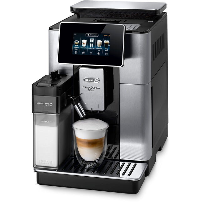 Expresso Broyeur DELONGHI Primadonna Soul ECAM610.74.MB noir Reconditionné