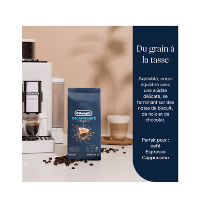 Café en grain DELONGHI 250G Décafeiné DLSC603