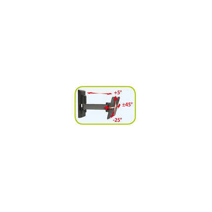 Support mural TV MELICONI ER 100 14-25''