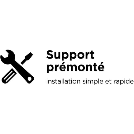 Support mural TV MELICONI inclinable GS T400 - TV 40-65p