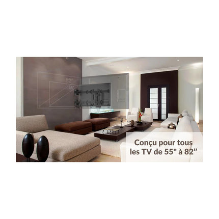 Support mural TV MELICONI orientable FLAG TV - TV 49-82p