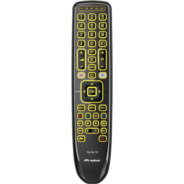 Télécommande universelle MELICONI Universelle 5 en 1 - FACILE 5+