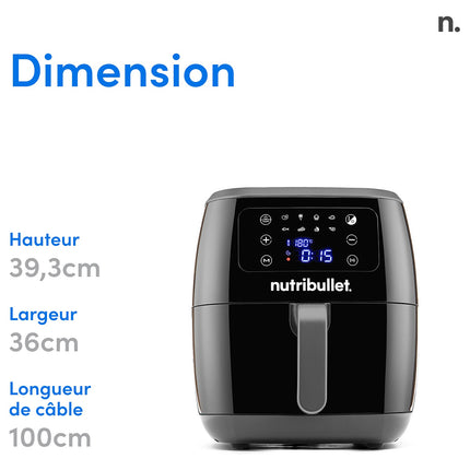 Friteuse sans huile NUTRIBULLET airfryer NBA071B