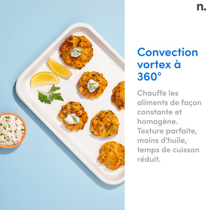 Friteuse sans huile NUTRIBULLET airfryer 8L double bac NBA081B