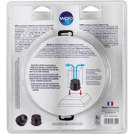 Filtre hotte WPRO UNF001