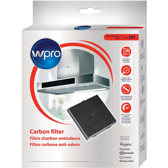Filtre hotte WPRO CHF007/1