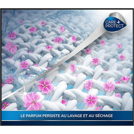 Parfum de linge CARE+PROTECT pour lave-linge Mousse Rose 100ml CARE+PROTECT