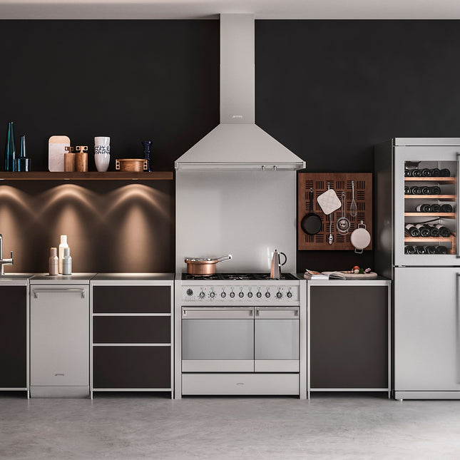 Hotte décorative murale SMEG KD100HXE