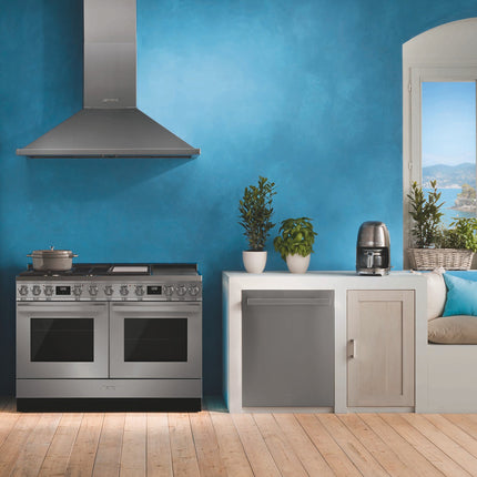 Piano de cuisson mixte SMEG CPF120IGMPX