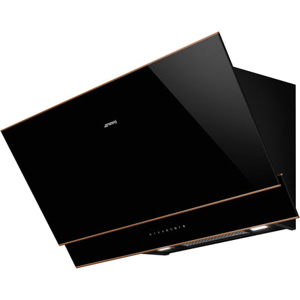 Hotte décorative murale inclinée SMEG KV694R