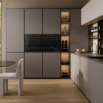 Four micro onde combiné SMEG SO4604M2PNR