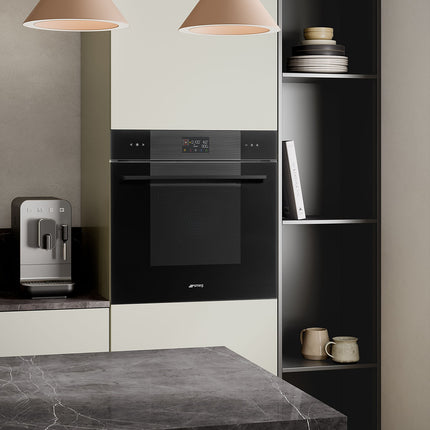Four micro onde combiné SMEG SO6102M2B3