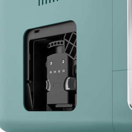 Expresso Broyeur SMEG vert émeraude BCC12EGMEU