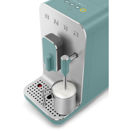 Expresso Broyeur SMEG vert émeraude BCC12EGMEU