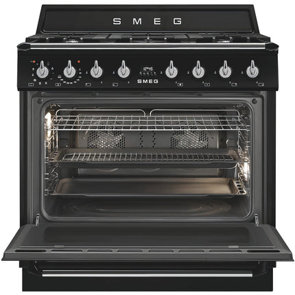 Piano de cuisson gaz SMEG TR90GPBL