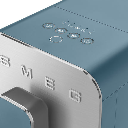 Expresso Broyeur SMEG bleu orage Collezione BCC12SBMEU
