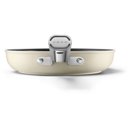Poêle SMEG 24cm céramique crème
