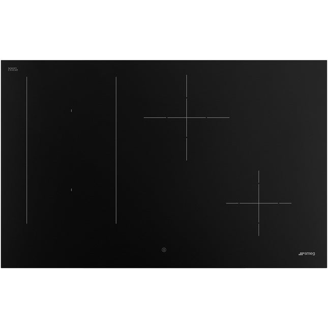Plaque induction SMEG SIM3844N Noir Mat