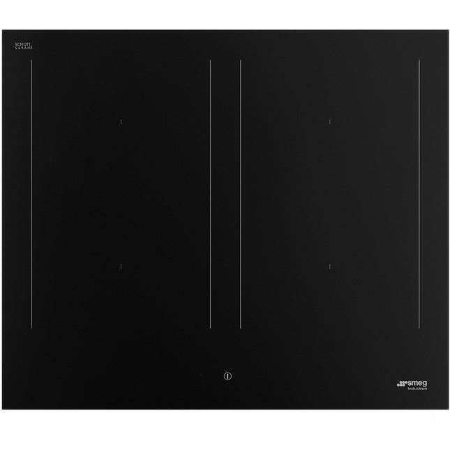 Plaque induction SMEG SIM3644N Noir Mat