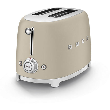 Grille-pain SMEG TSF01MLMEU Années 50 Beige lin
