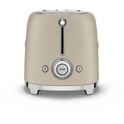 Grille-pain SMEG TSF01MLMEU Années 50 Beige lin