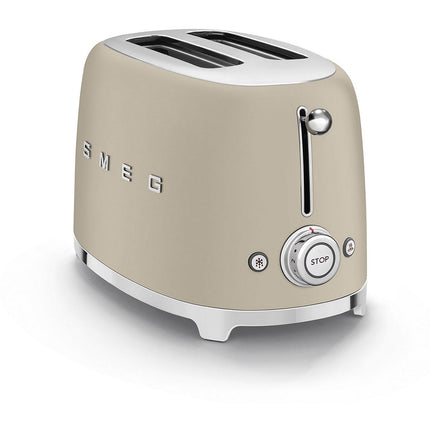 Grille-pain SMEG TSF01MLMEU Années 50 Beige lin