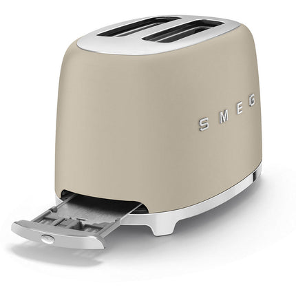 Grille-pain SMEG TSF01MLMEU Années 50 Beige lin
