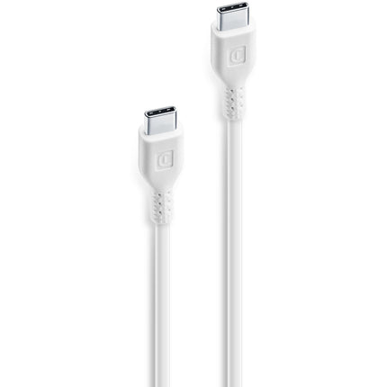Câble de charge CELLULARLINE 60cm USB-C vers USB-C blanc