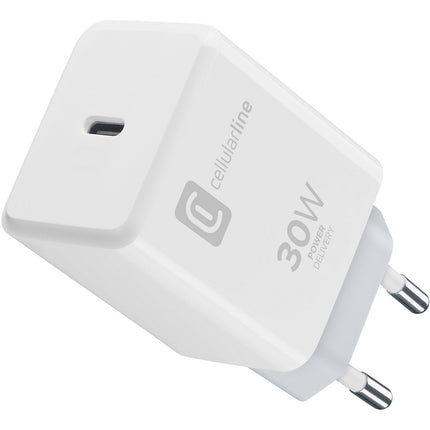 Chargeur CELLULARLINE 30W USB-C + cable Lightning