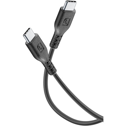 Câble de charge CELLULARLINE 1.2M USB-C vers USB-C 5A noir
