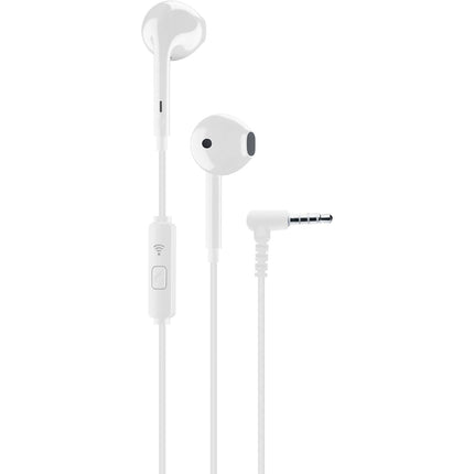 Ecouteurs CELLULARLINE capsule ovale blanc