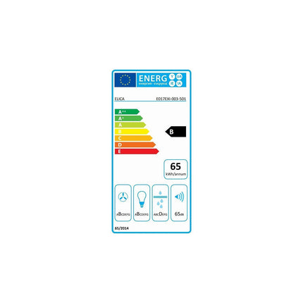 Hotte encastrable ELICA HIDDEN IXGL/A/60 Acier inox + verre blanc