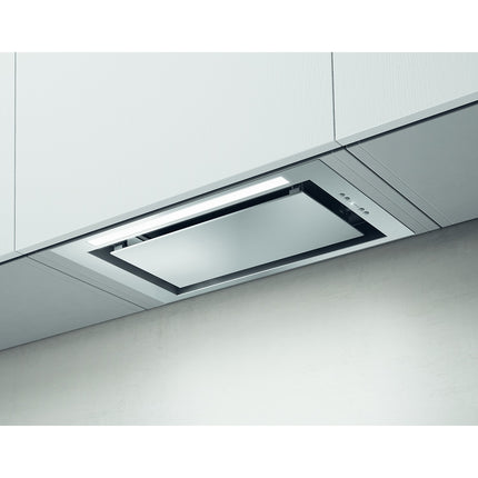 Hotte encastrable ELICA HIDDEN IXGL/A/60 Acier inox + verre blanc