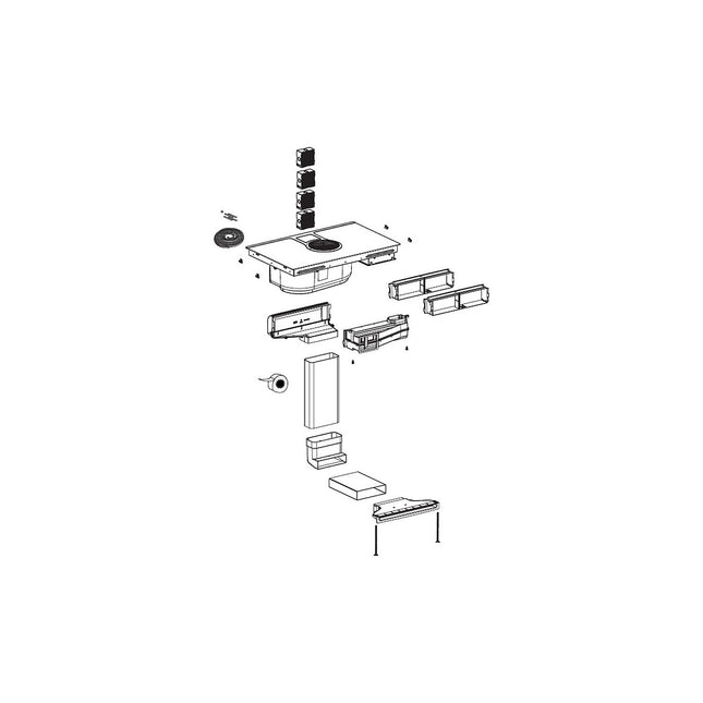 Kit cheminée évacuation ELICA KIT0130427A NIKOLATESLA kit conversion