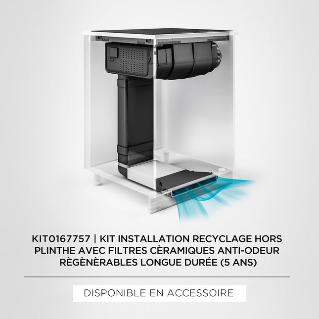 Kit cheminée évacuation ELICA KIT0167757 NIKOLATESLA extérieur plinthe