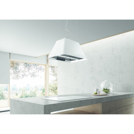 Hotte décorative îlot ELICA IKONA LIGHT BL/F/60