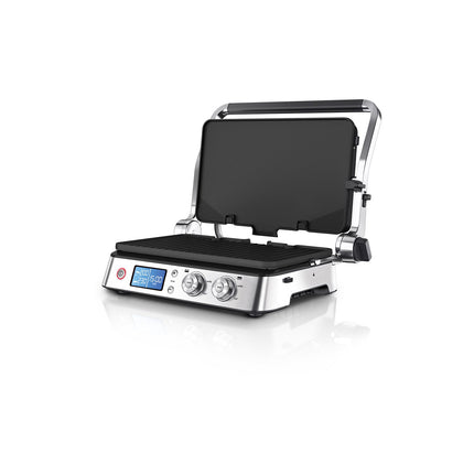 Grille-viande BRAUN CG9040 inox 2 zones e cuisson plaques movibles à poser, 37x23 cm