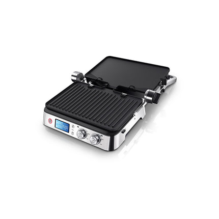 Grille-viande BRAUN CG9040 inox 2 zones e cuisson plaques movibles à poser, 37x23 cm