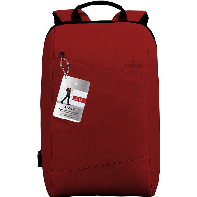 Sac à dos PURO MacBook Pro 15'' Backpack rouge