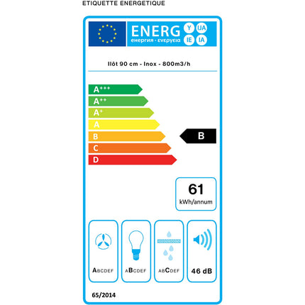 Hotte décorative îlot FALMEC LUMENRS2430