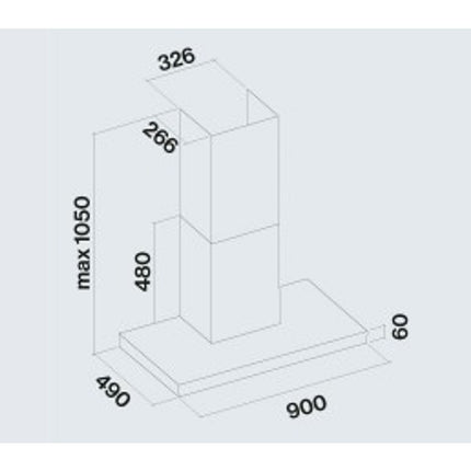 Hotte décorative murale FALMEC PLANEBLP1420