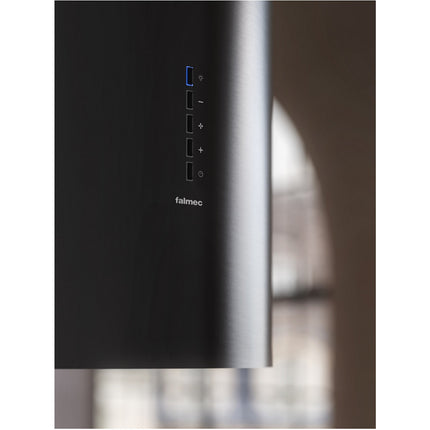 Hotte décorative îlot FALMEC POLAR 1121 EVO NOIR MURALE
