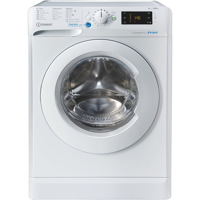 Lave linge hublot INDESIT BWEW81284XWFRN Reconditionné