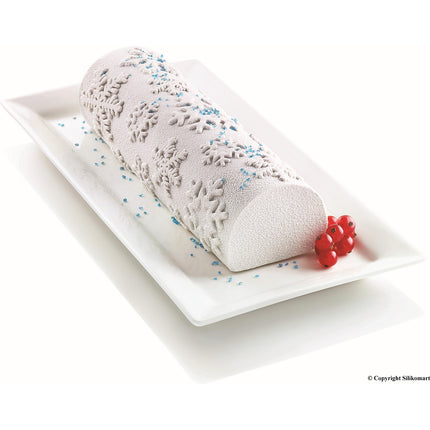Moule à bûche SILIKOMART Frozen buche 8x25x6.7 cm