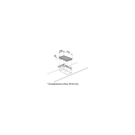 Domino induction AIRLUX ATI322BK Slim