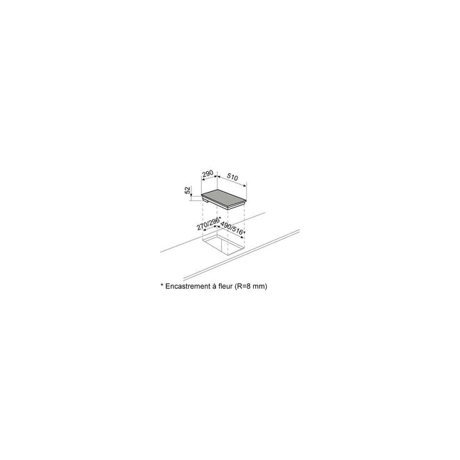 Domino induction AIRLUX ATI322BK Slim