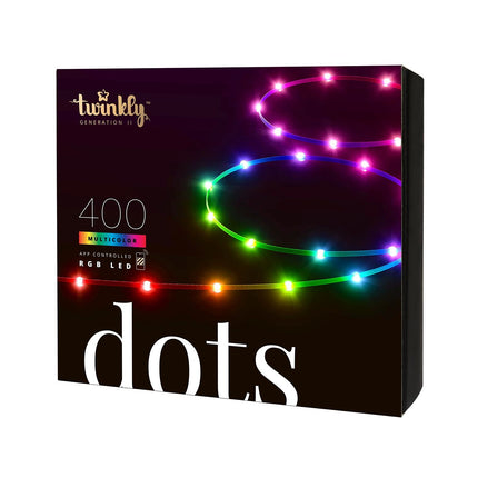 Ruban LED TWINKLY Guirlande Connect 400 LED 20M Noir